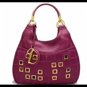 Christian Dior purple pink bejewelled bag